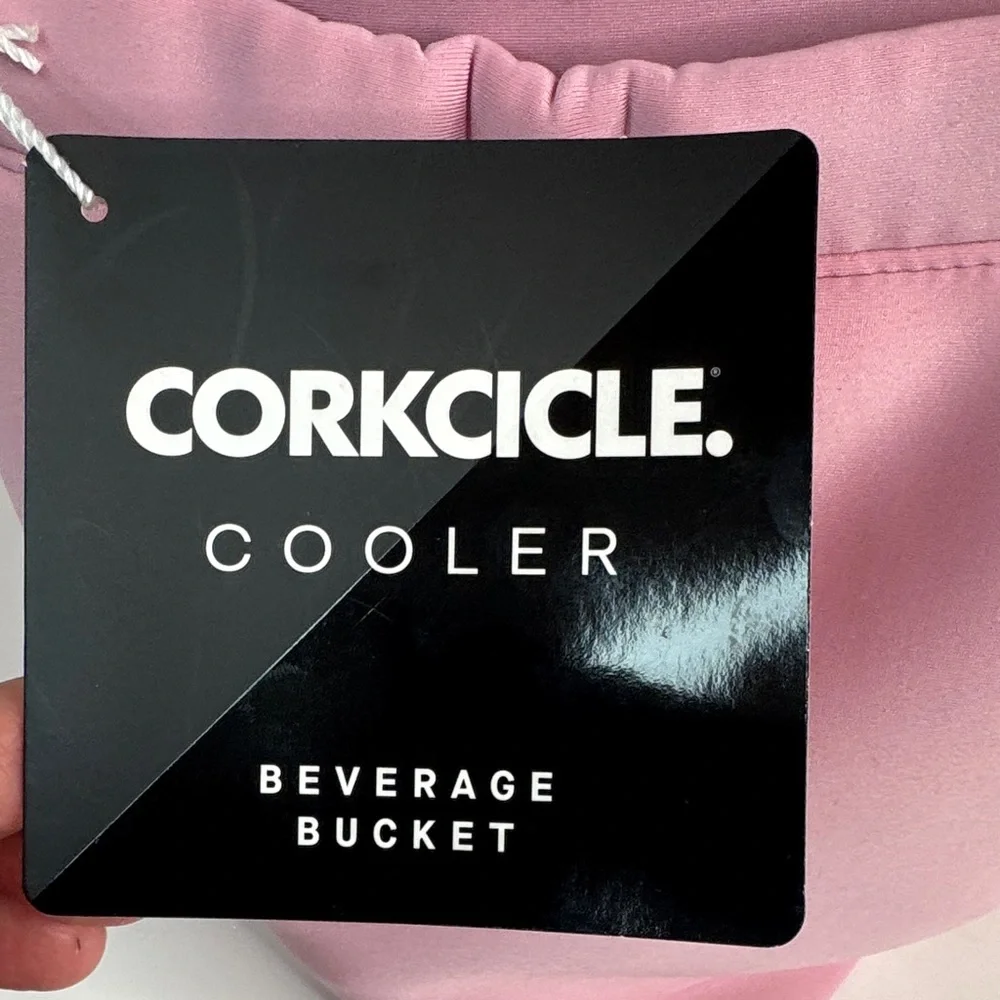 Corkcicle Beverage Bucket Cooler- Pink-New With Tags